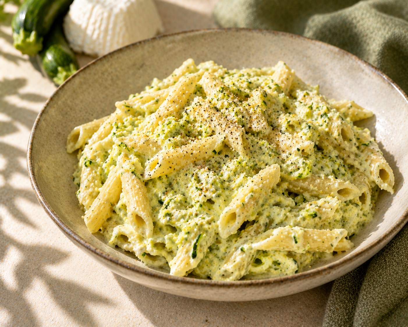 Pasta Cremosa Ricotta e Zucchine Light: veloce, leggera e super saziante 1b36a2fe-0a87-4b24-a483-ace34cbe25d0 (1)