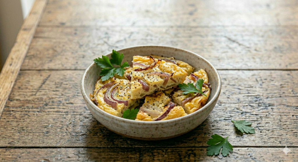 Frittata di cipolle light