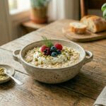 Overnight oats proteici con 150 calorie: colazione light, veloce e saziante Overnight oats proteici con 150 calorie