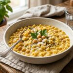 Pasta e ceci cremosa light: ricetta veloce, saziante ed economica Pasta e ceci cremosa light