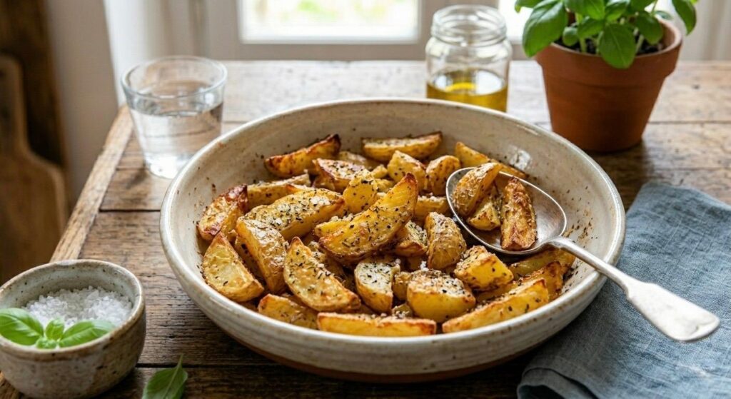 Patate croccanti light al forno: ricetta leggera e super sfiziosa