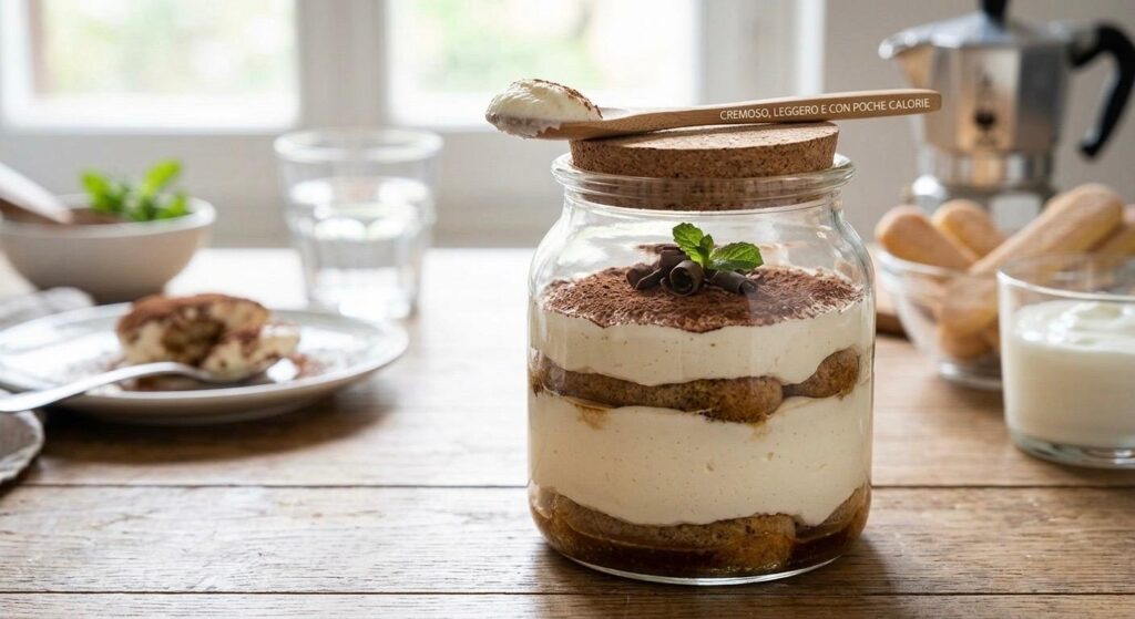 Tiramisù light allo yogurt: cremoso, leggero e con poche calorie